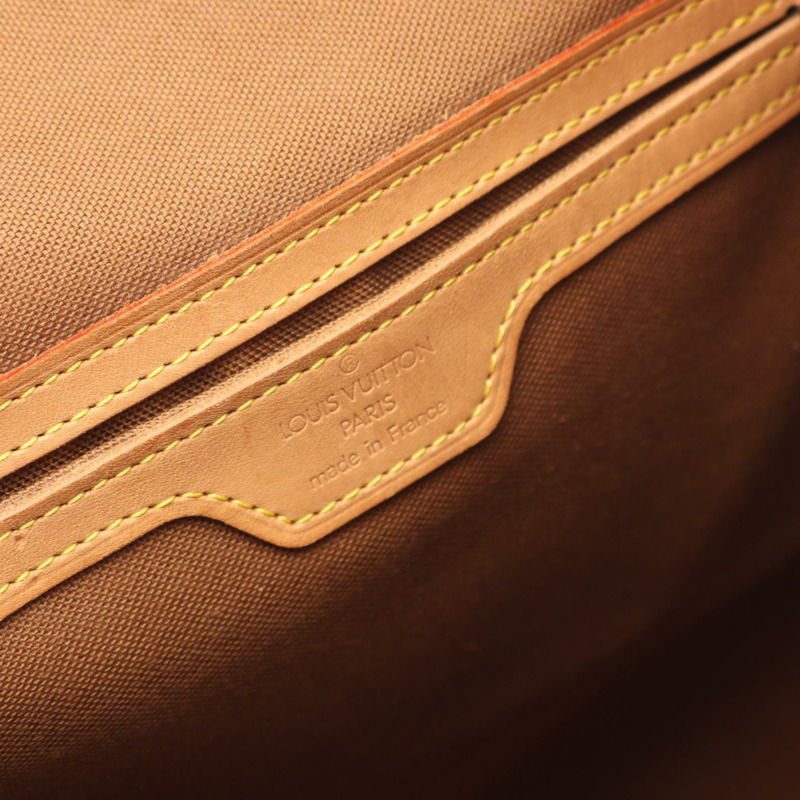 路易威登 Montsouris GM 雙肩包 M51135 Monogram 皮革 棕色 二手-3
