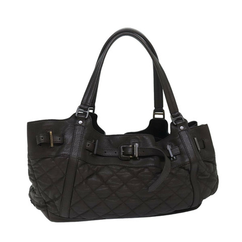 BURBERRY 托特包 皮革 棕色 正品 bs16404
