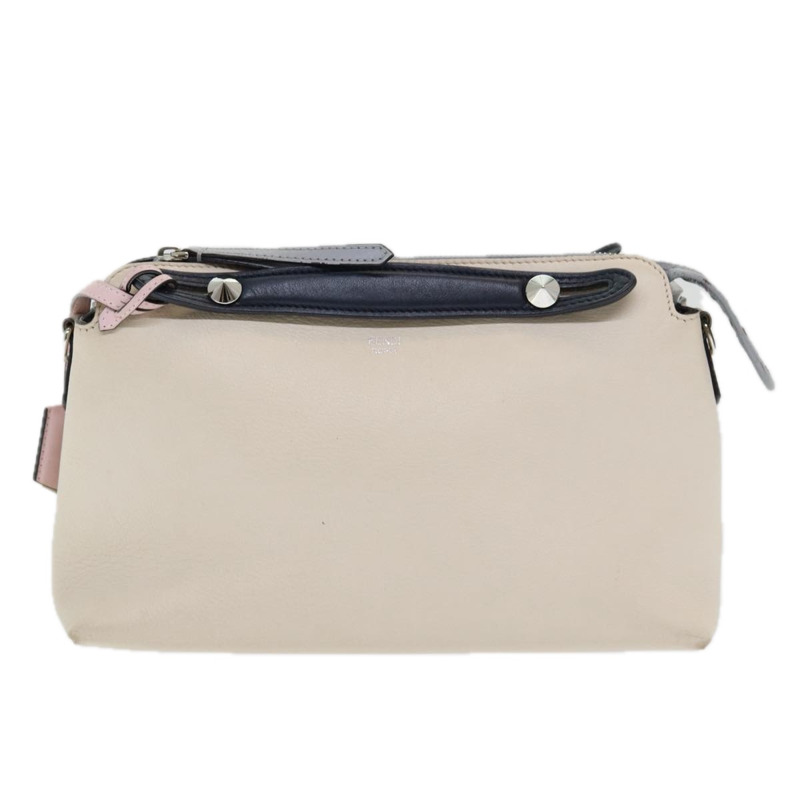 【日本直送】FENDI 手提包 皮革 米色 正品 ar12221-12