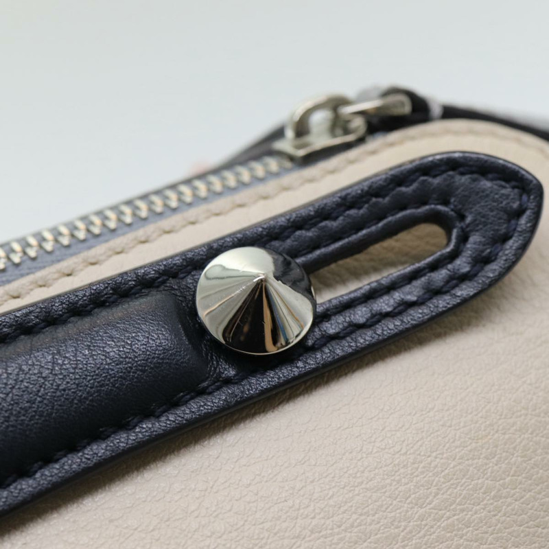 【日本直送】FENDI 手提包 皮革 米色 正品 ar12221-16
