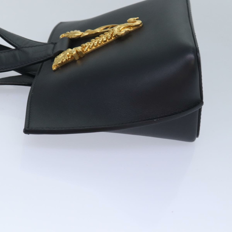 【日本直送】VERSACE 手提包 皮革 2 款 黑色 正品 83933-3