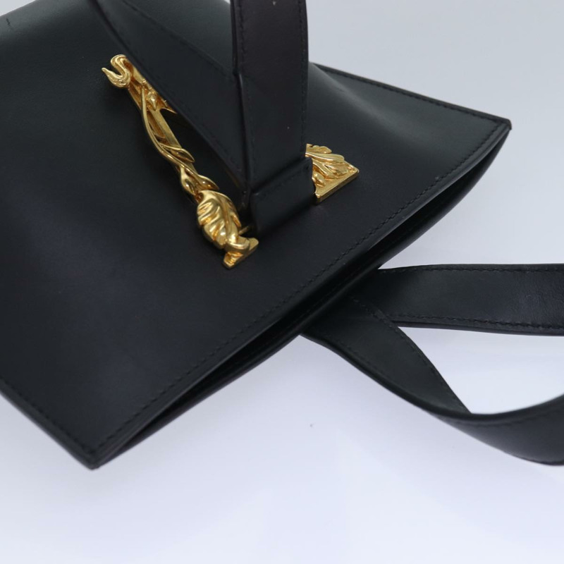 【日本直送】VERSACE 手提包 皮革 2 款 黑色 正品 83933-5