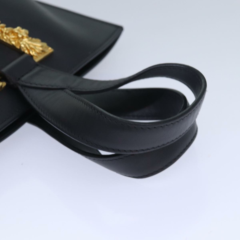【日本直送】VERSACE 手提包 皮革 2 款 黑色 正品 83933-6