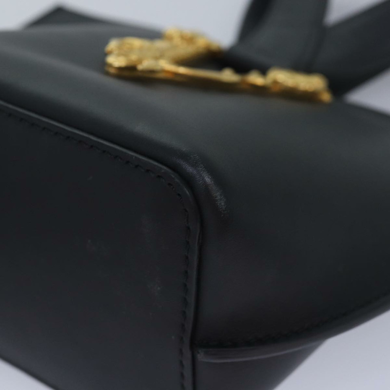 【日本直送】VERSACE 手提包 皮革 2 款 黑色 正品 83933-8