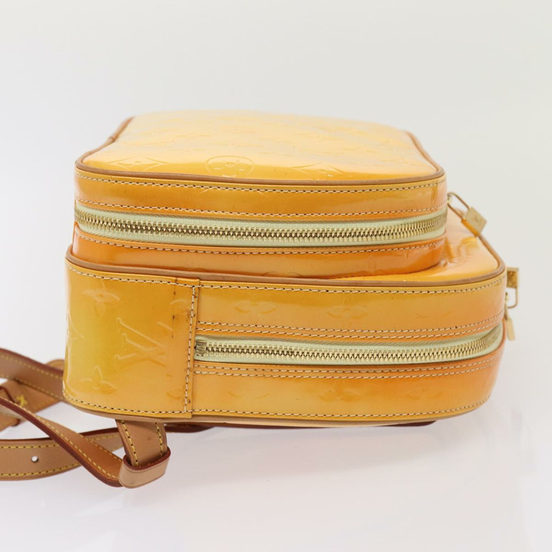 【日本直送】路易威登 Monogram Vernis Marley 雙肩包 黃色 M91040 LV 正品 ep5066-2