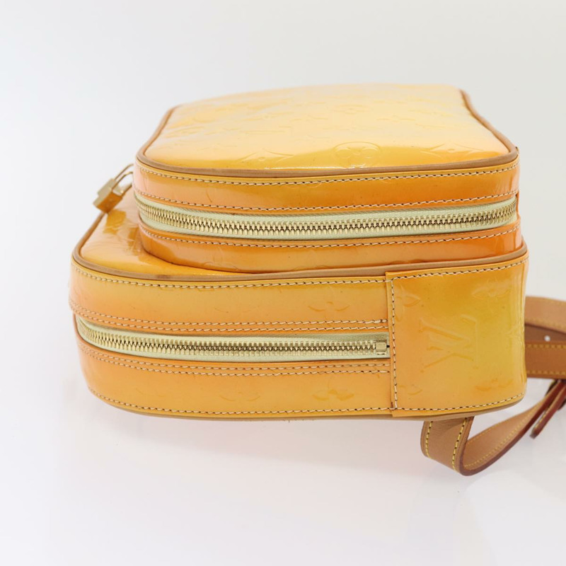 【日本直送】路易威登 Monogram Vernis Marley 雙肩包 黃色 M91040 LV 正品 ep5066-3