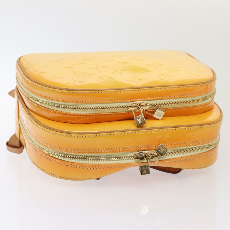 【日本直送】路易威登 Monogram Vernis Marley 雙肩包 黃色 M91040 LV 正品 ep5066-5