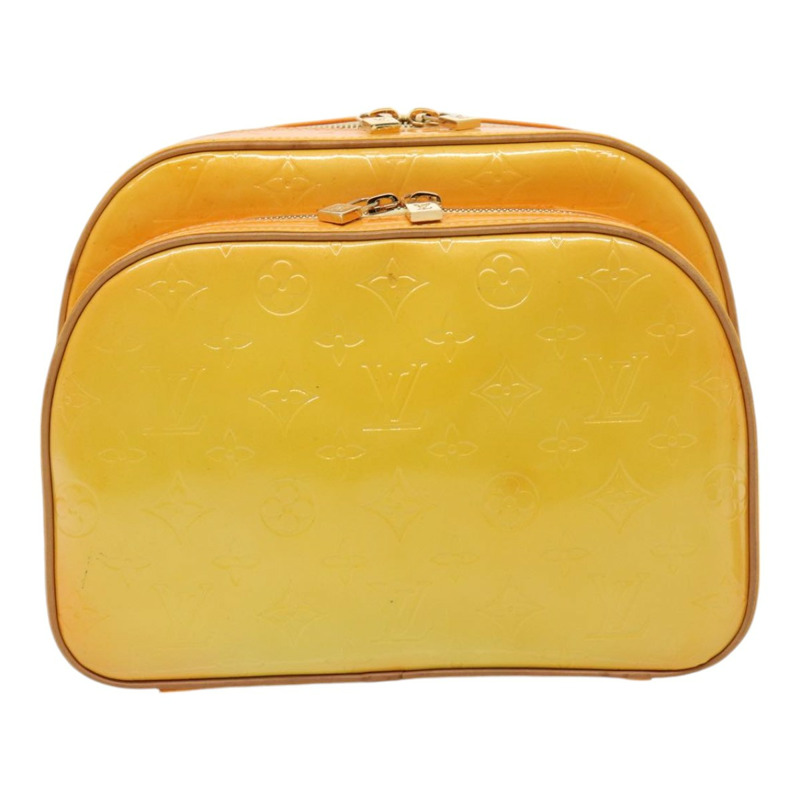 【日本直送】路易威登 Monogram Vernis Marley 雙肩包 黃色 M91040 LV 正品 ep5066-12