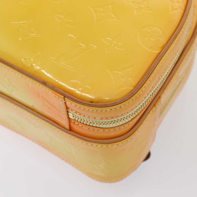 【日本直送】路易威登 Monogram Vernis Marley 雙肩包 黃色 M91040 LV 正品 ep5066-13