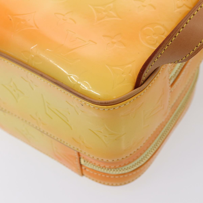 【日本直送】路易威登 Monogram Vernis Marley 雙肩包 黃色 M91040 LV 正品 ep5066-15