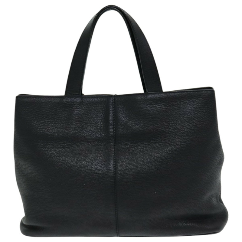 【日本直送】Burberry 手提包 黑色皮革 正品 bs16614-1