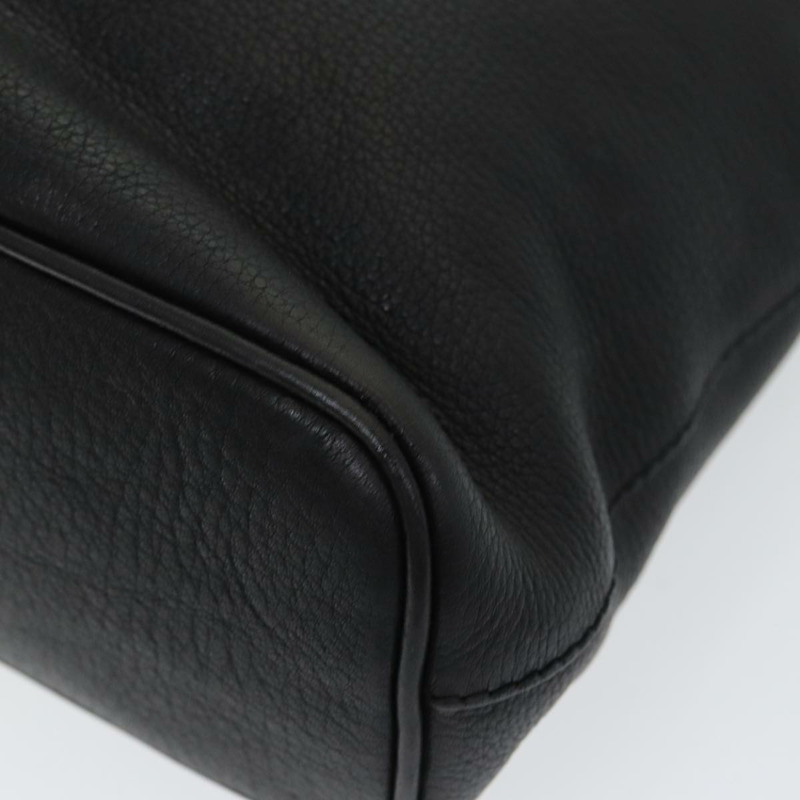 【日本直送】Burberry 手提包 黑色皮革 正品 bs16614-14