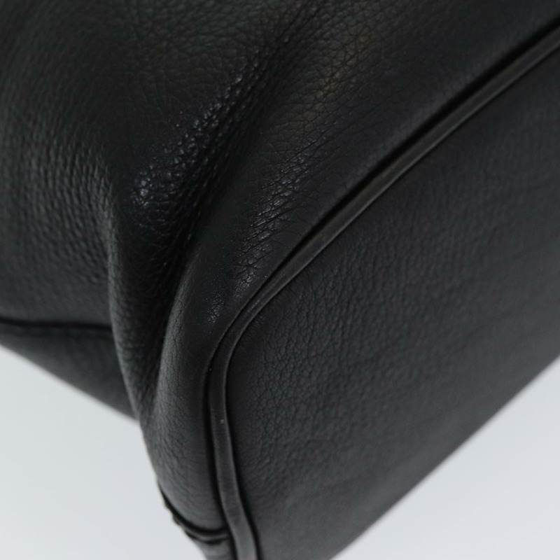 【日本直送】Burberry 手提包 黑色皮革 正品 bs16614-15