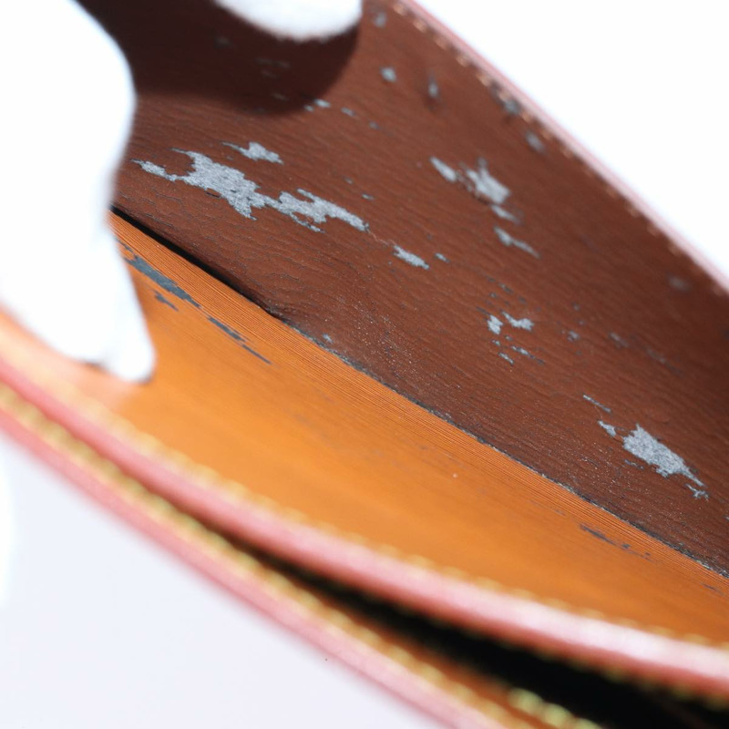 【日本直送】路易威登 Epi Pochette Homme 手拿包 棕色 Zipangu 金色 M52528 正品 86698-10