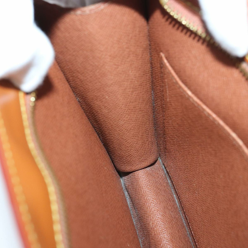 【日本直送】路易威登 Epi Pochette Homme 手拿包 棕色 Zipangu 金色 M52528 正品 86698-17