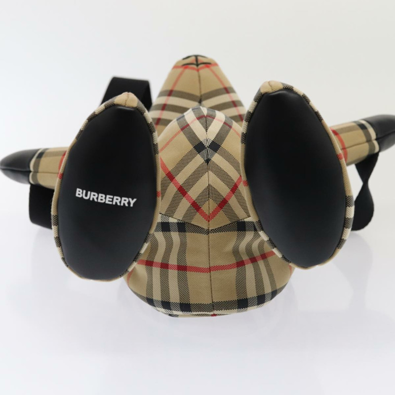 【日本直送】BURBERRY Nova 格紋肩背包 帆布 米色 正品 86482A-4
