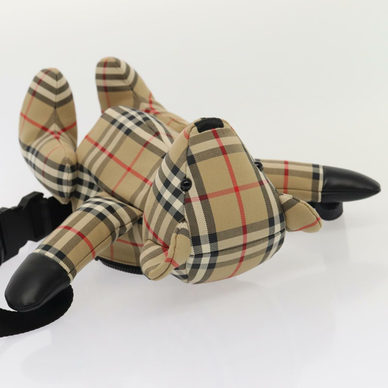 【日本直送】BURBERRY Nova 格紋肩背包 帆布 米色 正品 86482A-5