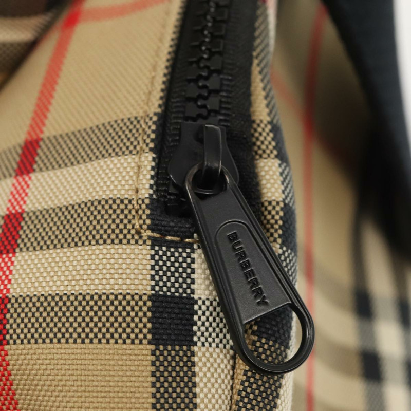 【日本直送】BURBERRY Nova 格紋肩背包 帆布 米色 正品 86482A-9