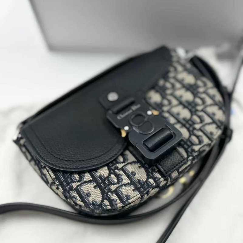 全新Dior oblique 老花馬鞍包 男女同款 配件盒子塵袋-4