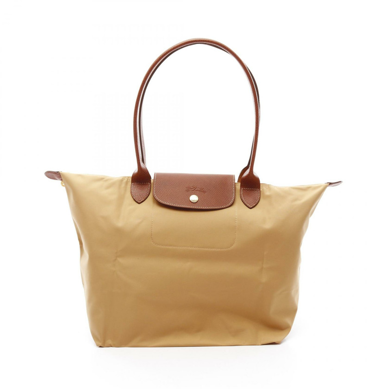 Longchamp Le Pliage Original L 托特包 L189989P86 尼龍皮革 棕色/淺褐色 全新 女士-0