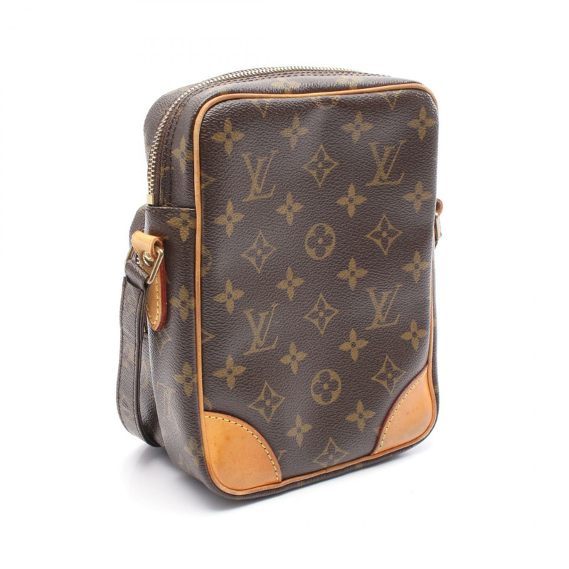 LOUIS VUITTON Amazon 單肩斜背包 M45236 Monogram 皮革棕色二手-1