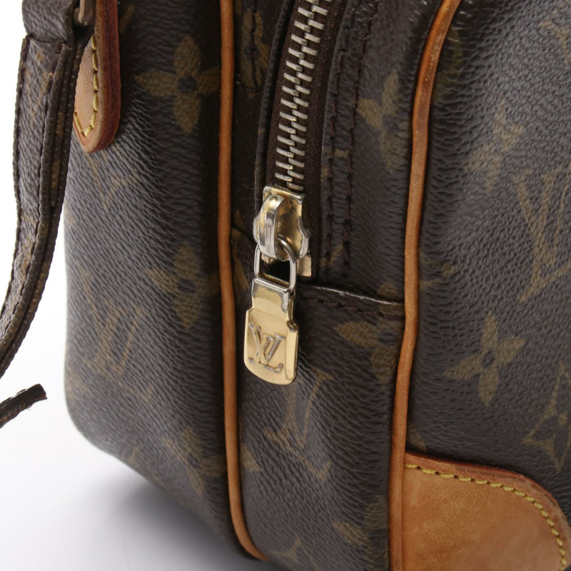 LOUIS VUITTON Amazon 單肩斜背包 M45236 Monogram 皮革棕色二手-6