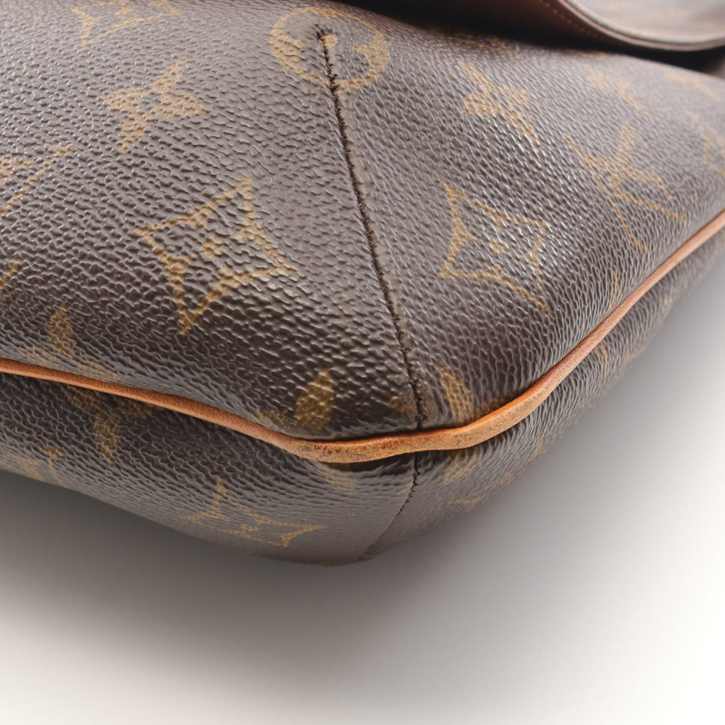 LOUIS VUITTON Musette 單肩斜背包 M51256 Monogram 皮革 棕色 二手-6