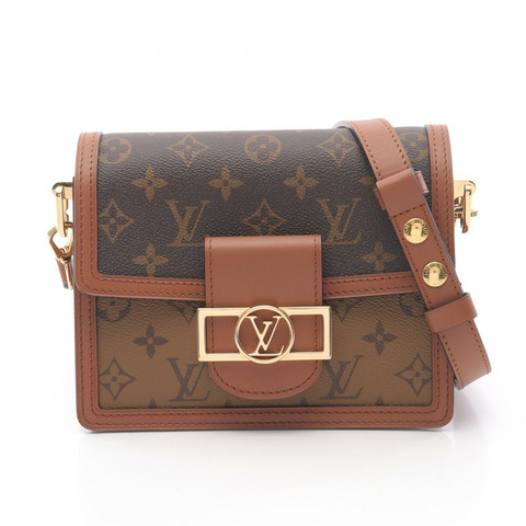 LOUIS VUITTON Dauphine MINI 肩背包 M45959 Monogram Reverse 帆布 二手 LV