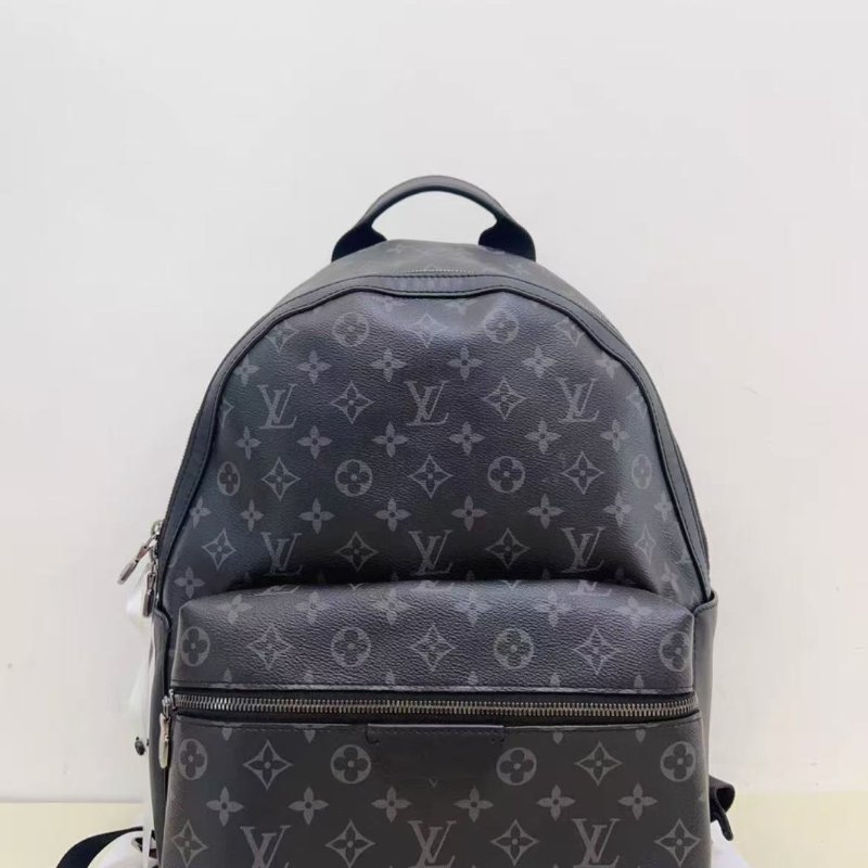LV Discovery 新款阿波羅背包 經典 Logo花紋 黑武士系列 後背包 99新-0
