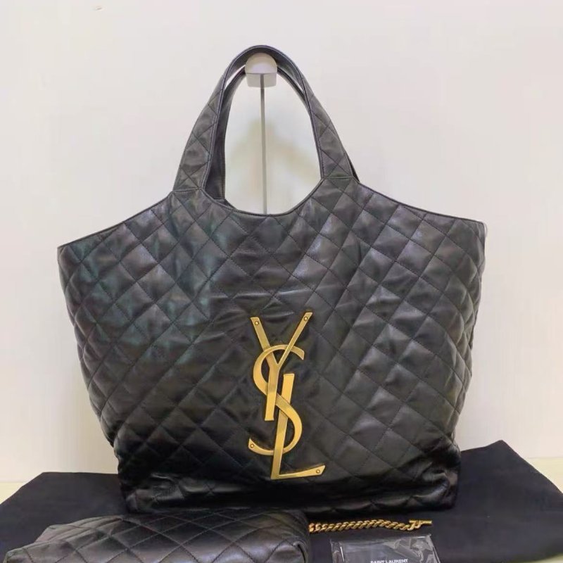 閒置新❤️YSL Icare Maxi 羊皮托特-4