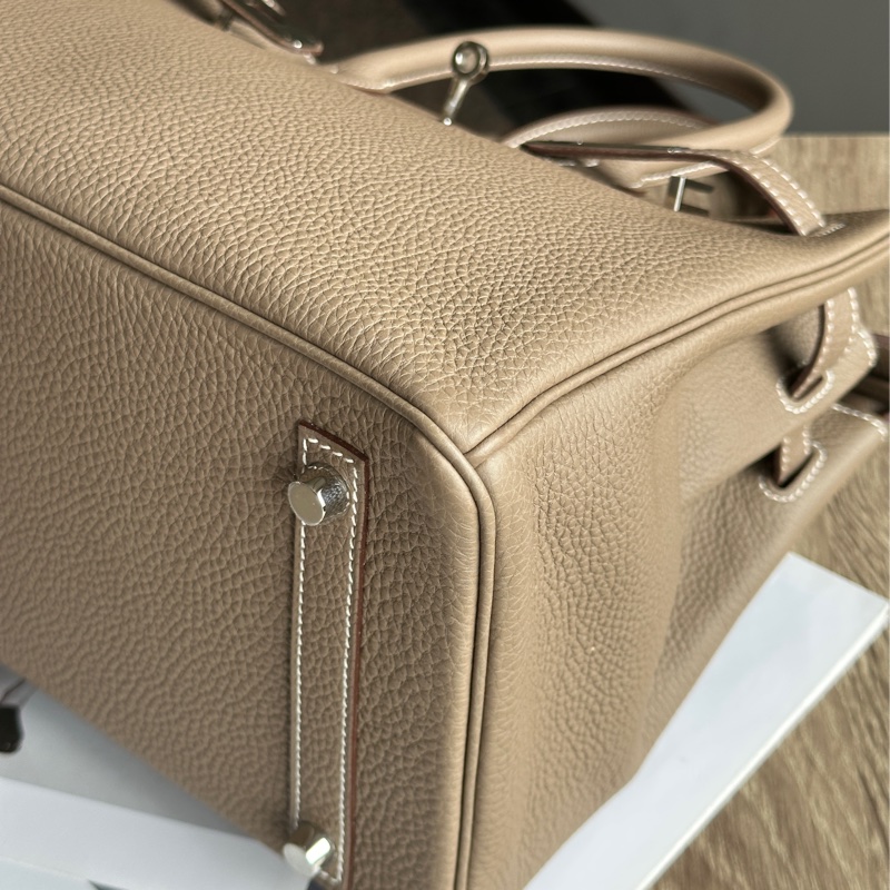 ˗ˏˋ溢出屏幕的高級感º· 𓈒꙳ ˖ Hermès 閒置典藏品 全膠膜未撕 Birkin30 大象灰x銀釦 Togo牛皮 鉑金包-9
