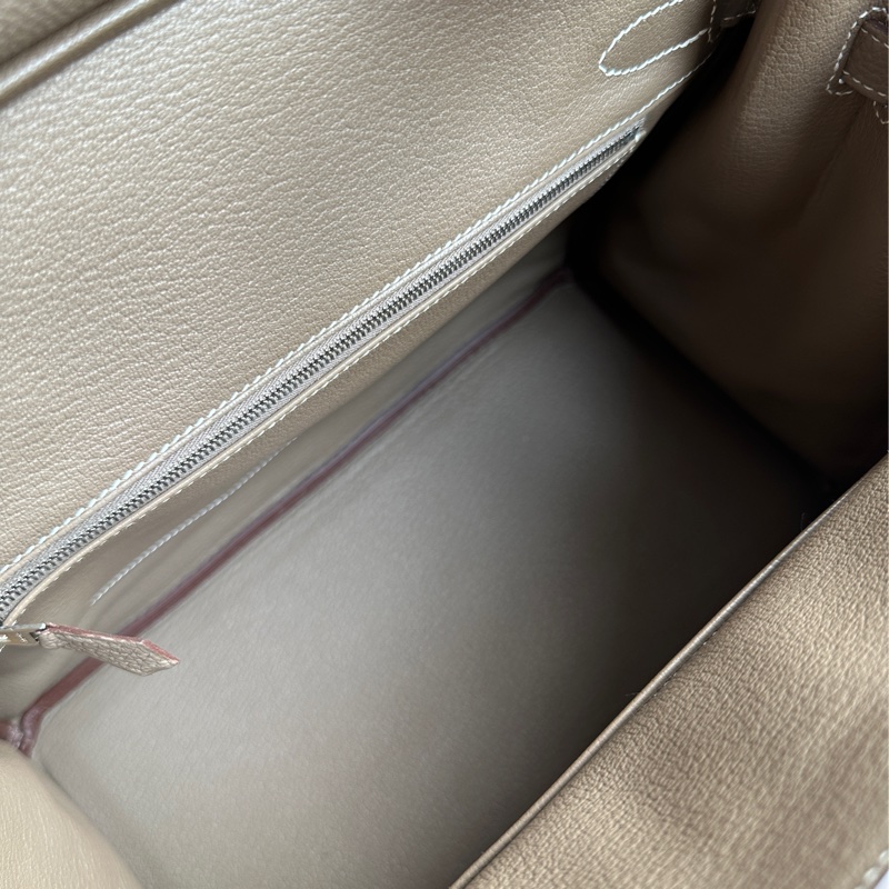 ˗ˏˋ溢出屏幕的高級感º· 𓈒꙳ ˖ Hermès 閒置典藏品 全膠膜未撕 Birkin30 大象灰x銀釦 Togo牛皮 鉑金包-14