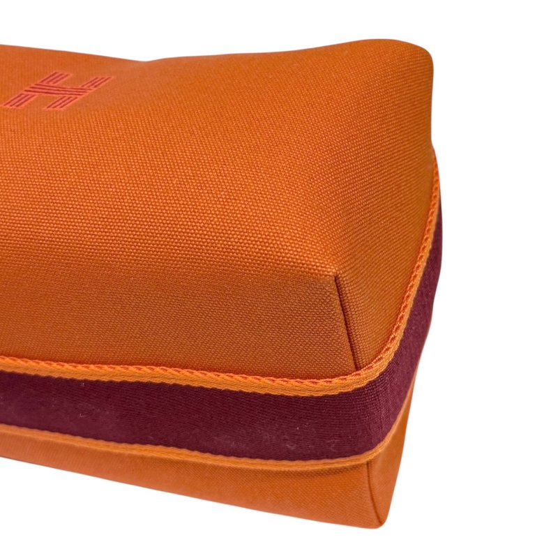 【美收精品】HERMES橘色手提包 2-857-5