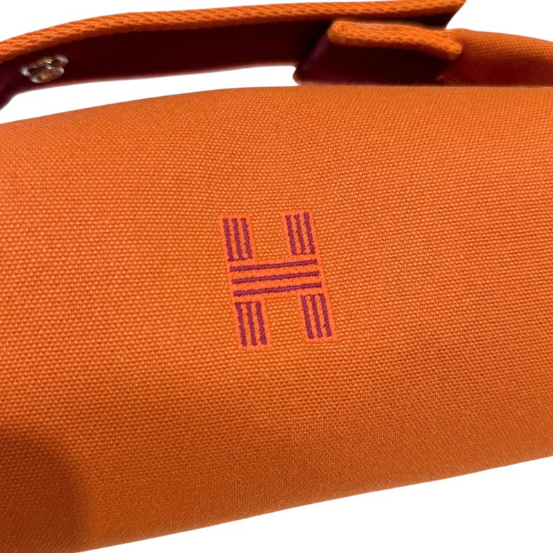 【美收精品】HERMES橘色手提包 2-857-9