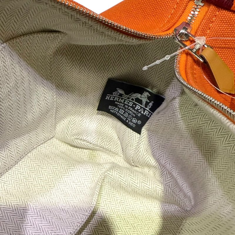 【美收精品】HERMES橘色手提包 2-857-14