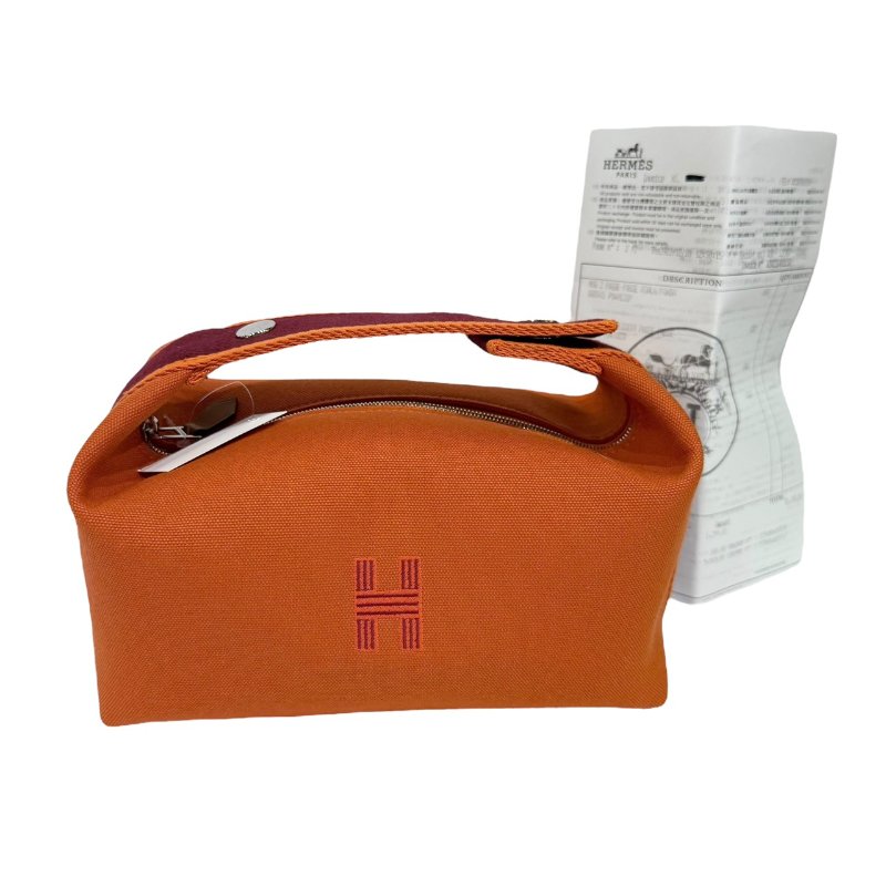 【美收精品】HERMES橘色手提包 2-857-16
