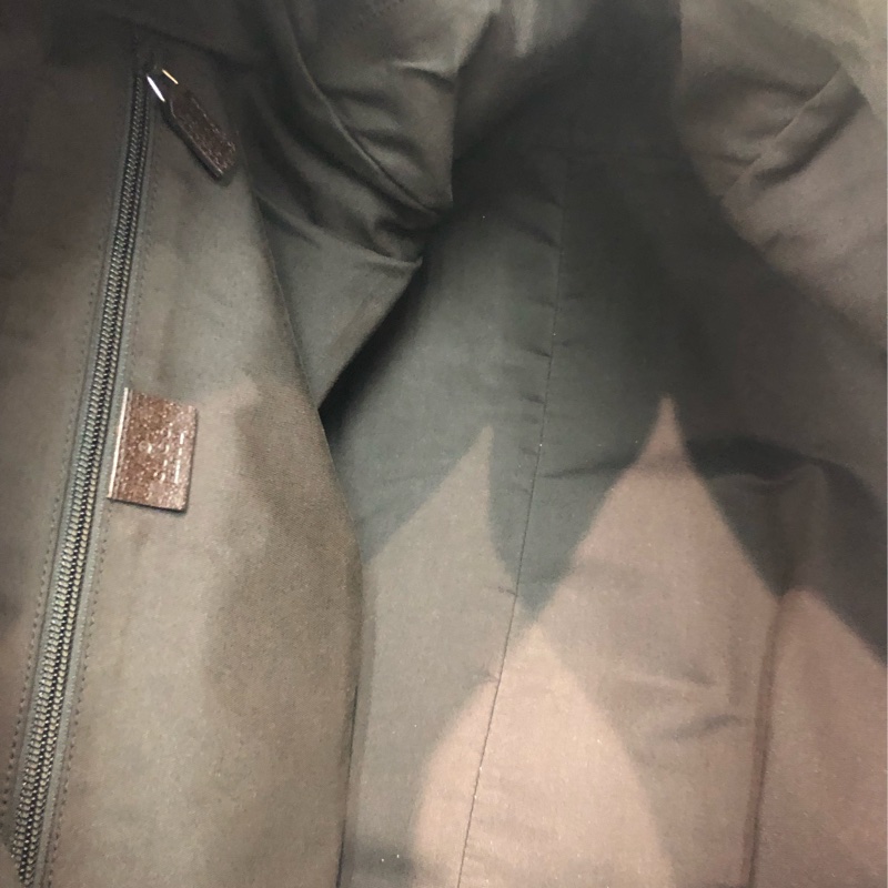 Gucci 布面經典老花 紅綠布帶 旅行袋 XB391-23