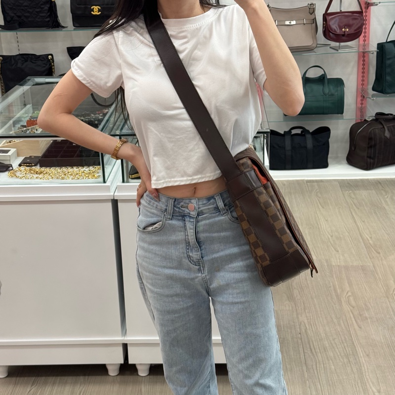 Louis Vuitton 棋盤格王建民包-3