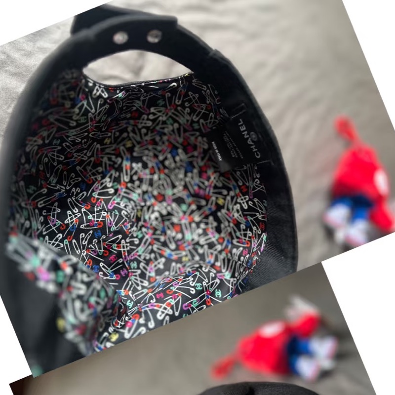 CHANEL 香奈兒棒球帽-25年款時髦鴨舌帽/黑色刺繡 New-7