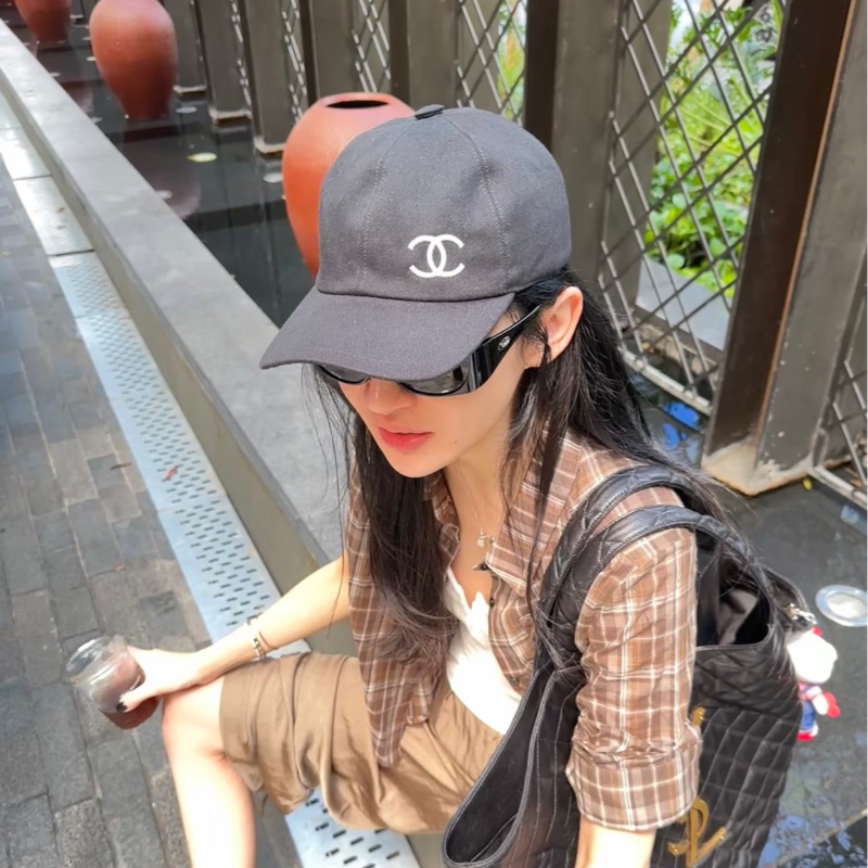 CHANEL 香奈兒鴨舌帽 棒球帽-經典黑白刺繡 New-5