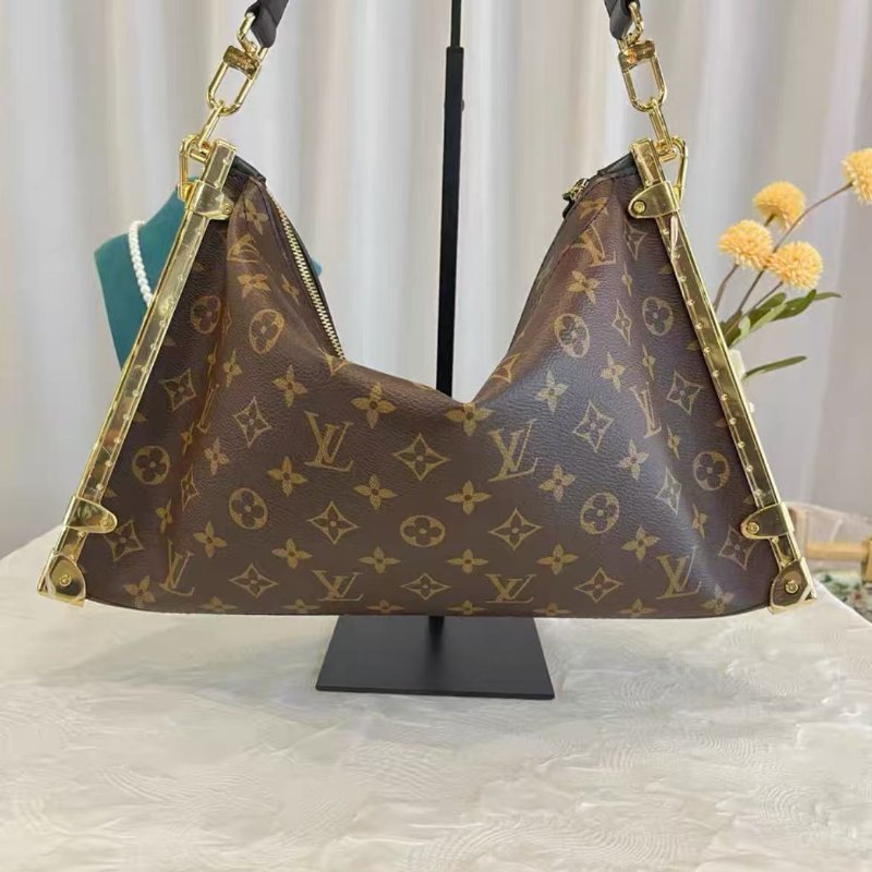 LV Lucky trunk 秀款老花手提單肩包 24年 38*23 全新 配件塵袋(細節私訊)-1