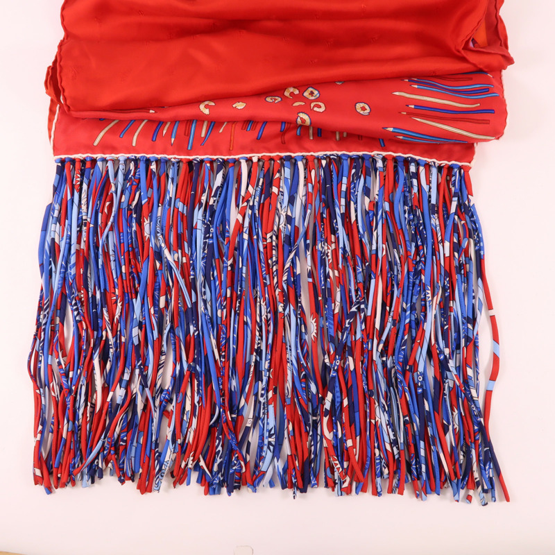 HERMES 絲質Scarf絲巾-4