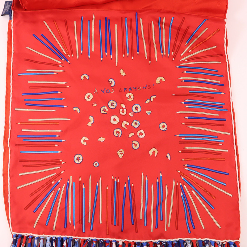 HERMES 絲質Scarf絲巾-5