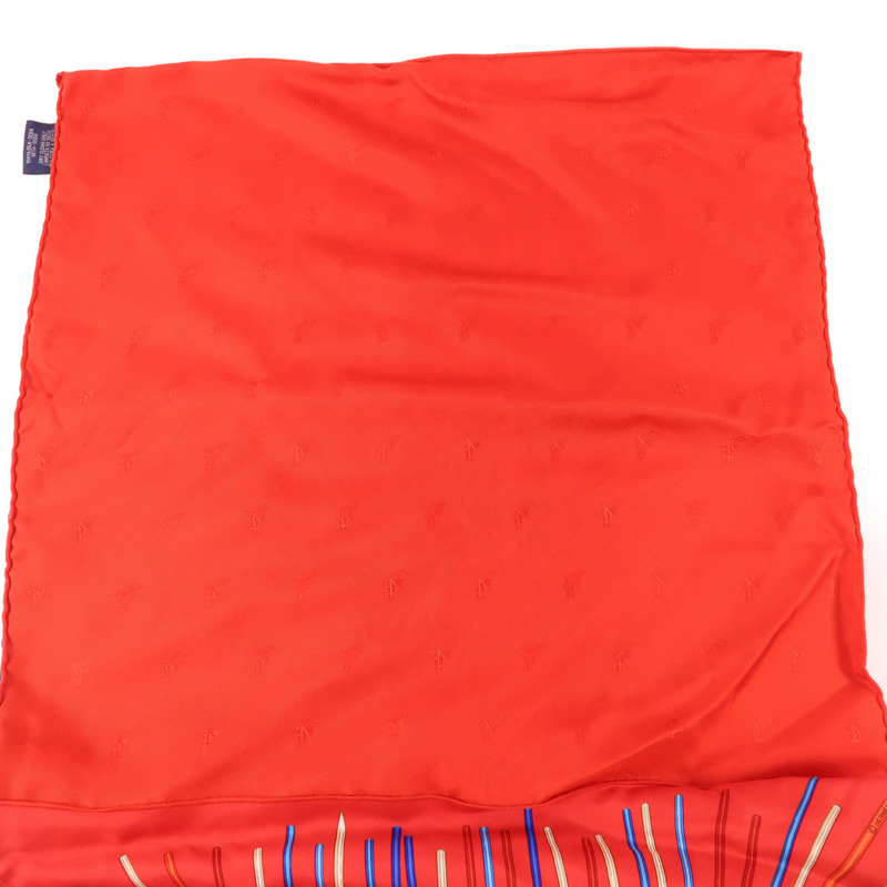 HERMES 絲質Scarf絲巾-6