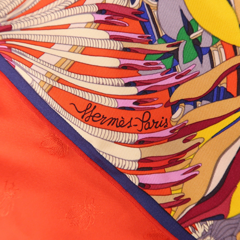 HERMES 絲質Scarf絲巾-7
