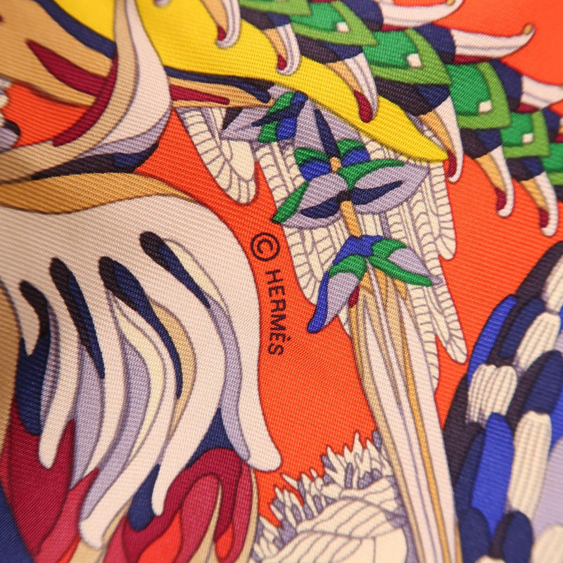 HERMES 絲質Scarf絲巾-8