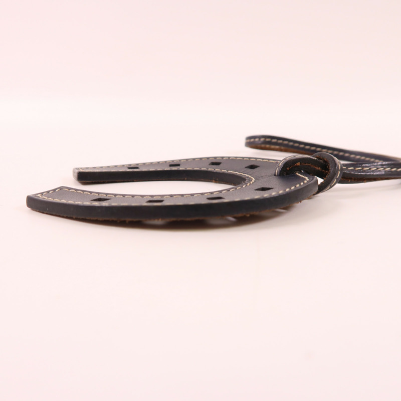 HERMES Swift皮革Paddock Horseshoe Charm掛飾-3