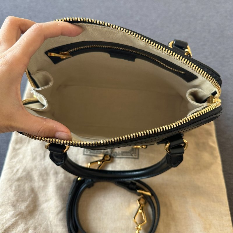 Gucci 黑色全皮復古 1955貝殼包 25*24*9cm 全新-2