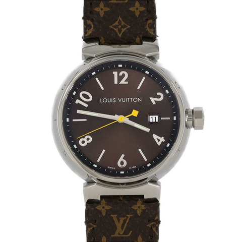 Louis Vuitton Tambour Q1111 SS 石英腕錶