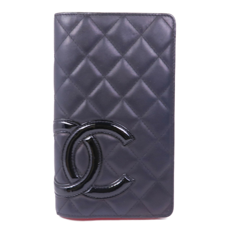 CHANEL 牛皮皮革Cambon Wallet長錢包-0